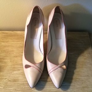 EUC Marc Jacobs Pink leather heels size 10